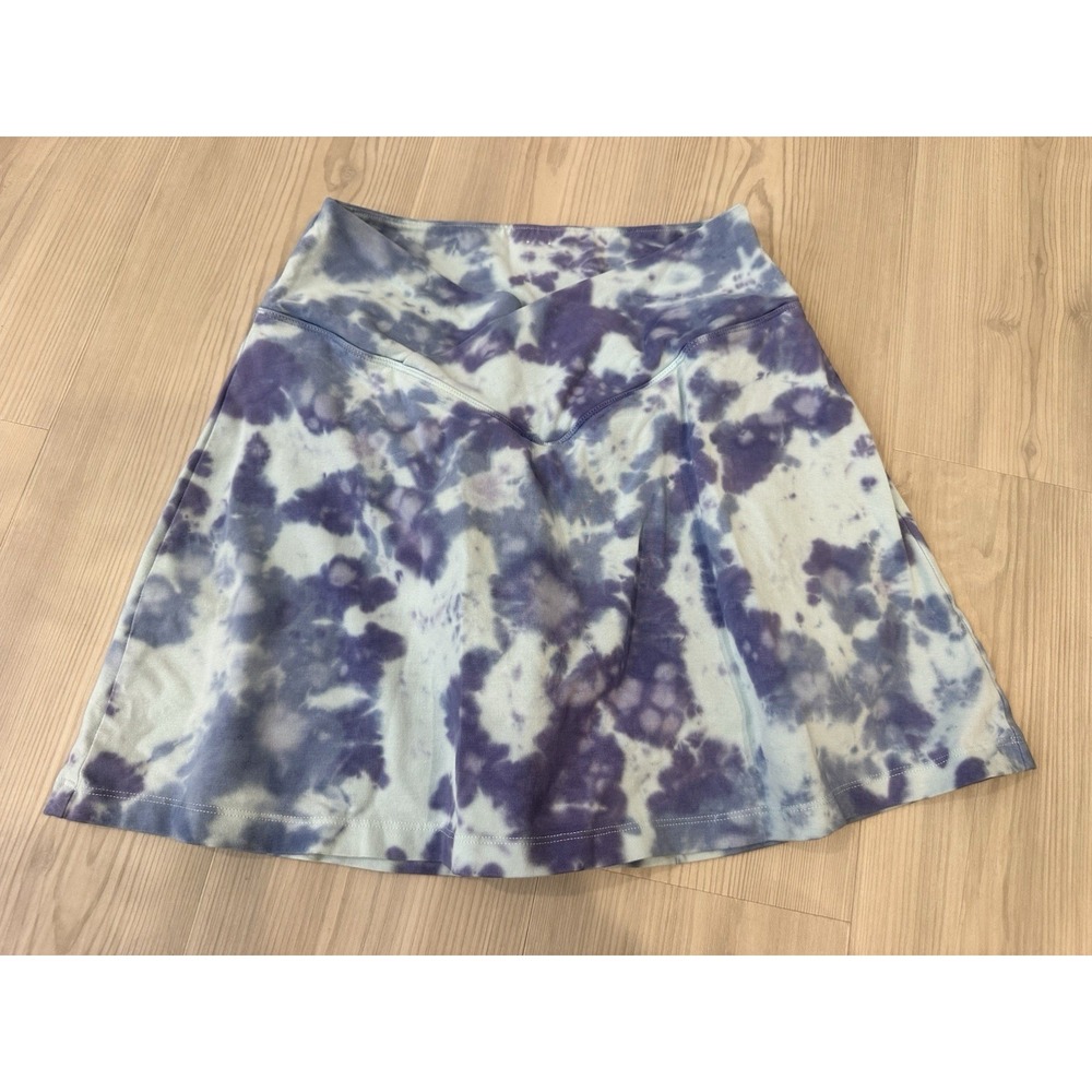 Pink By Victorias Secret Blue Tie Dye Skort Medium